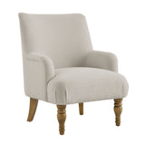 Ellington Salt Fabric Upholstered Accent Armchair - Ornate Home