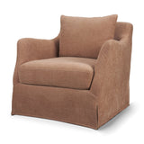 Ellington Sienna Slipcovered Slope Arm Accent Chair - Ornate Home