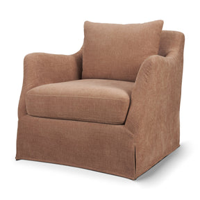 Ellington Sienna Slipcovered Slope Arm Accent Chair - Ornate Home
