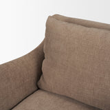 Ellington Stonewashed Latte Slipcovered Slope Arm Accent Chair - Ornate Home