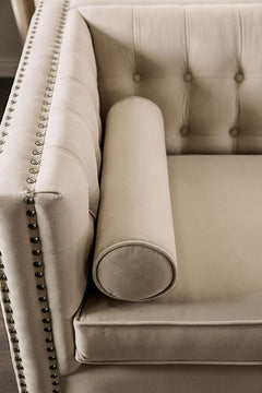 Elliot Beige Loveseat - Ornate Home