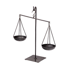 Ellis Black Metal Vintage Inspired Weighing Scale - Ornate Home