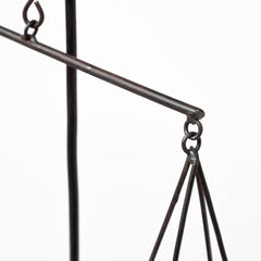 Ellis Black Metal Vintage Inspired Weighing Scale - Ornate Home