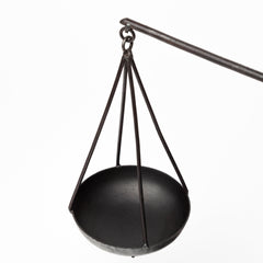 Ellis Black Metal Vintage Inspired Weighing Scale - Ornate Home