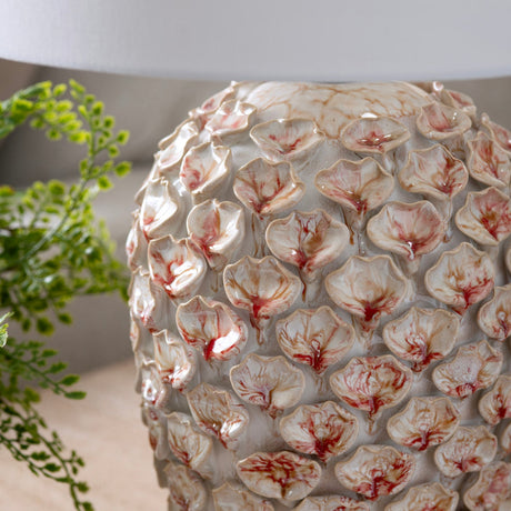 Ellis Blush/Cream Table Lamp - Ornate Home