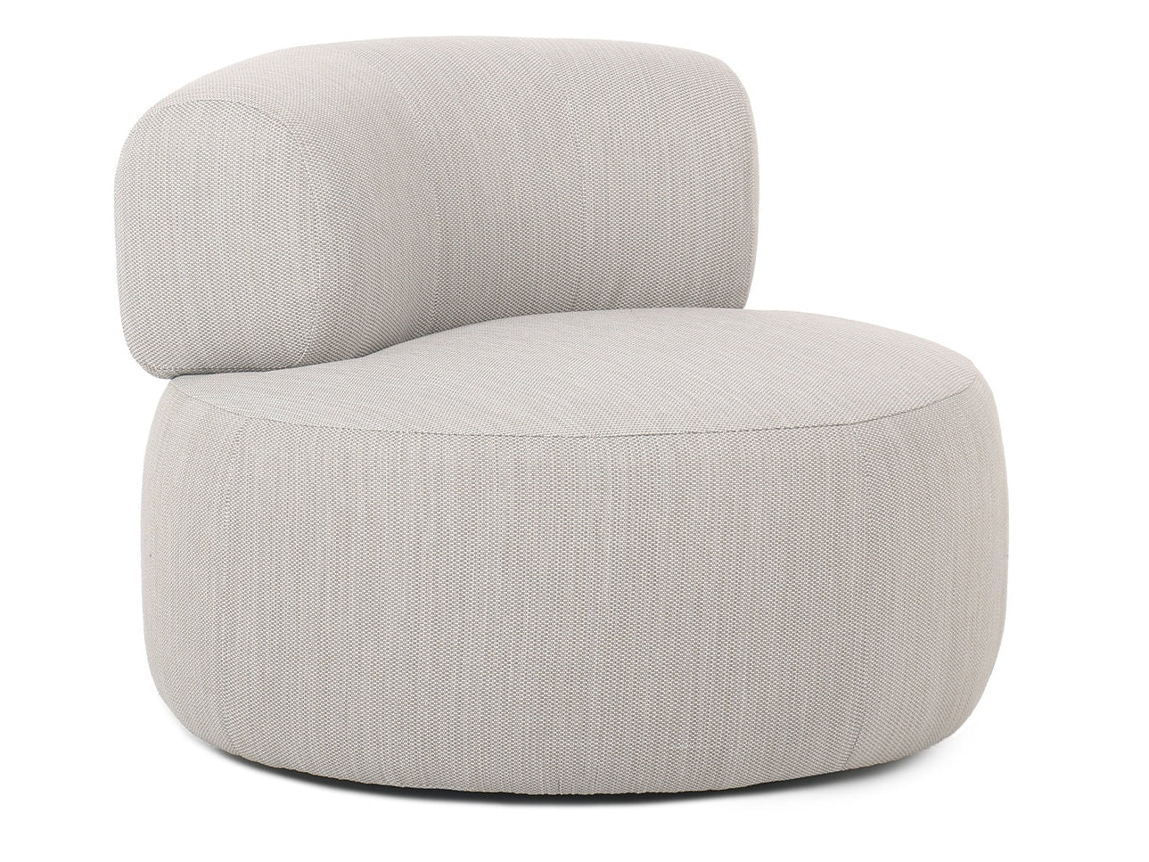 Ellis Light Gray  Outdoor Swivel Lounge Chair - Ornate Home