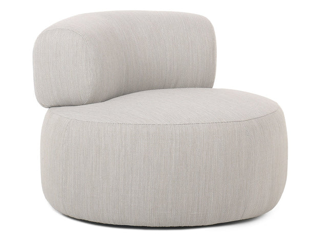 Ellis Light Gray  Outdoor Swivel Lounge Chair - Ornate Home