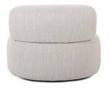 Ellis Light Gray  Outdoor Swivel Lounge Chair - Ornate Home