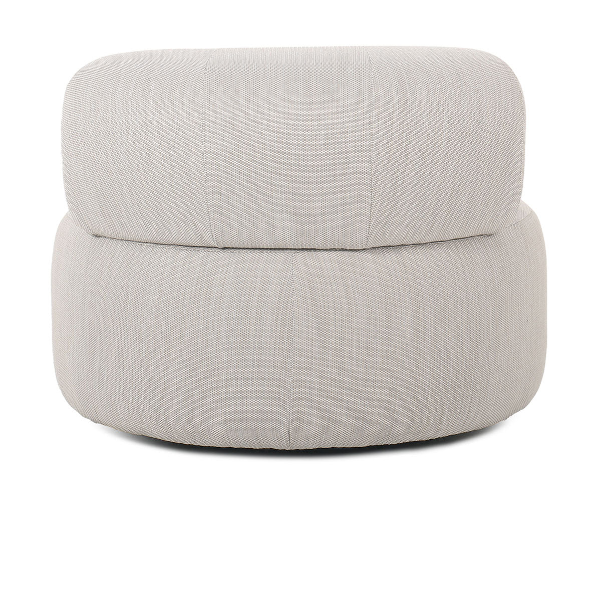 Ellis Light Gray  Outdoor Swivel Lounge Chair - Ornate Home