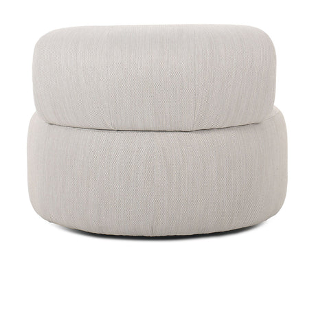 Ellis Light Gray  Outdoor Swivel Lounge Chair - Ornate Home