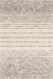 Ellisburg Striped Cream Faux Silk Rug - Clearance - Ornate Home