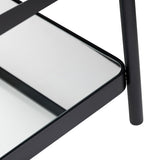 Ellison Black/Clear Cocktail Table - Ornate Home
