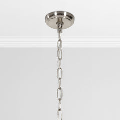 Ellison Clear/Nickel Chandelier - Ornate Home