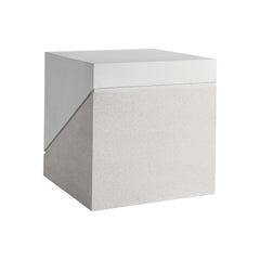 Ellison Cube Adobe Side Table - Ornate Home