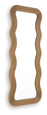 Ellisonville Brown Floor Mirror - Ornate Home