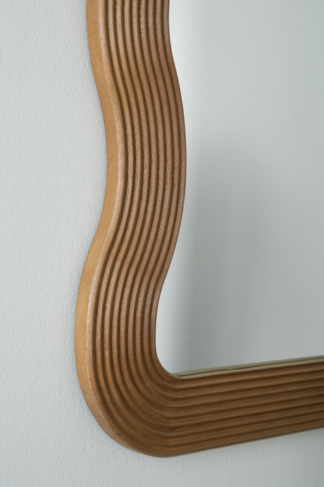 Ellisonville Brown Floor Mirror - Ornate Home