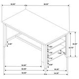 Elliston Dark Grey Counter Height Dining Table - Ornate Home