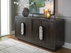 Elliston Espresso Brown Accent Cabinet - Ornate Home