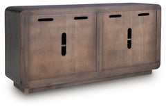 Elliston Espresso Brown Accent Cabinet - Ornate Home