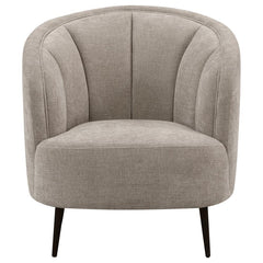 Ellorie Beige Channel Back Curved 3-piece Sofa Set - Ornate Home