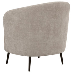 Ellorie Beige Channel Back Curved 3-piece Sofa Set - Ornate Home