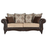Elmbrook Brown Sofa & Loveseat - Ornate Home