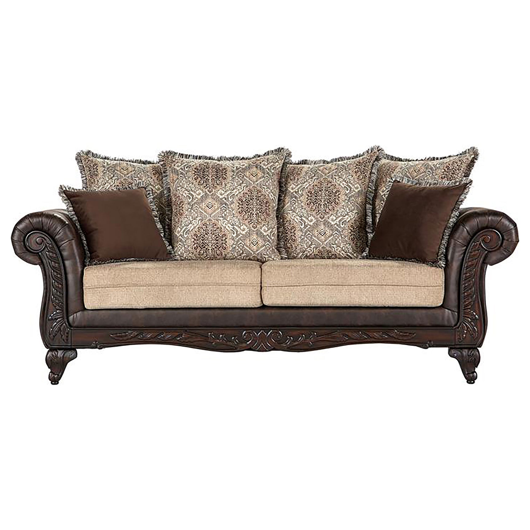 Elmbrook Brown Sofa & Loveseat - Ornate Home