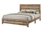 Elmer Natural King Panel Bed - Ornate Home
