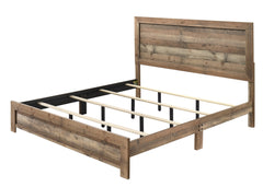 Elmer Natural King Panel Bed - Ornate Home