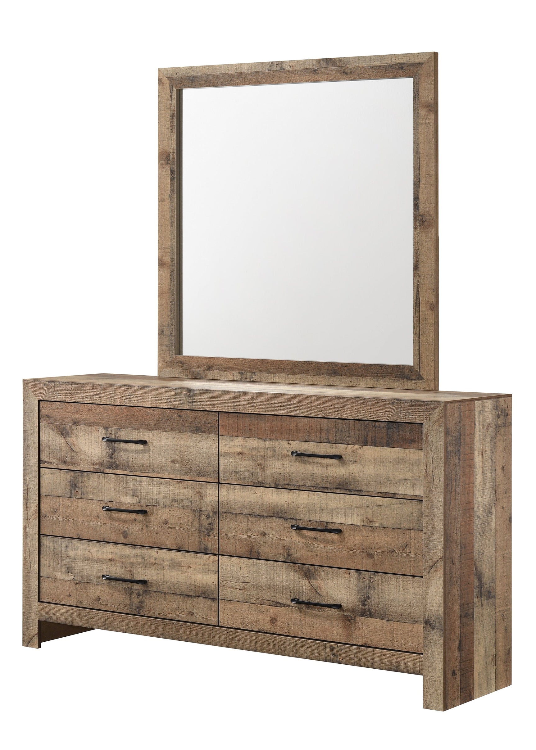 Elmer Natural Panel Bedroom Set - Ornate Home