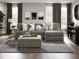 Elmhurst Charcoal L-shaped Sectional - Ornate Home