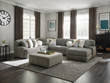 Elmhurst Charcoal U-shaped Sectional - Ornate Home