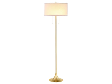 Elmira Beige Floor Lamp - Ornate Home