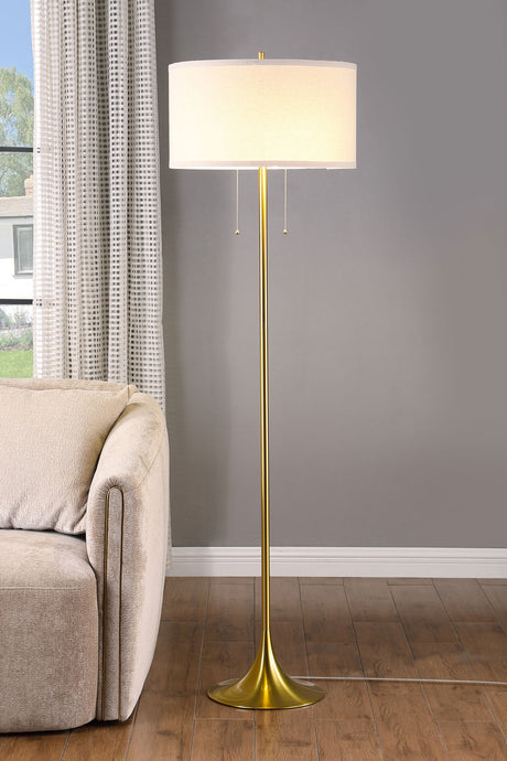 Elmira Beige Floor Lamp - Ornate Home
