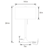 Elmira Beige Table Lamp - Ornate Home