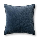 Elms Crisp Blue Velvet Quilt Collection - Ornate Home