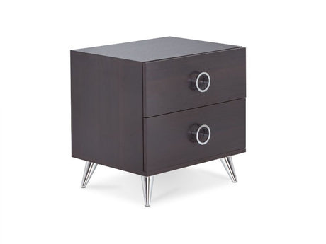 Elms Espresso Accent Table - Ornate Home