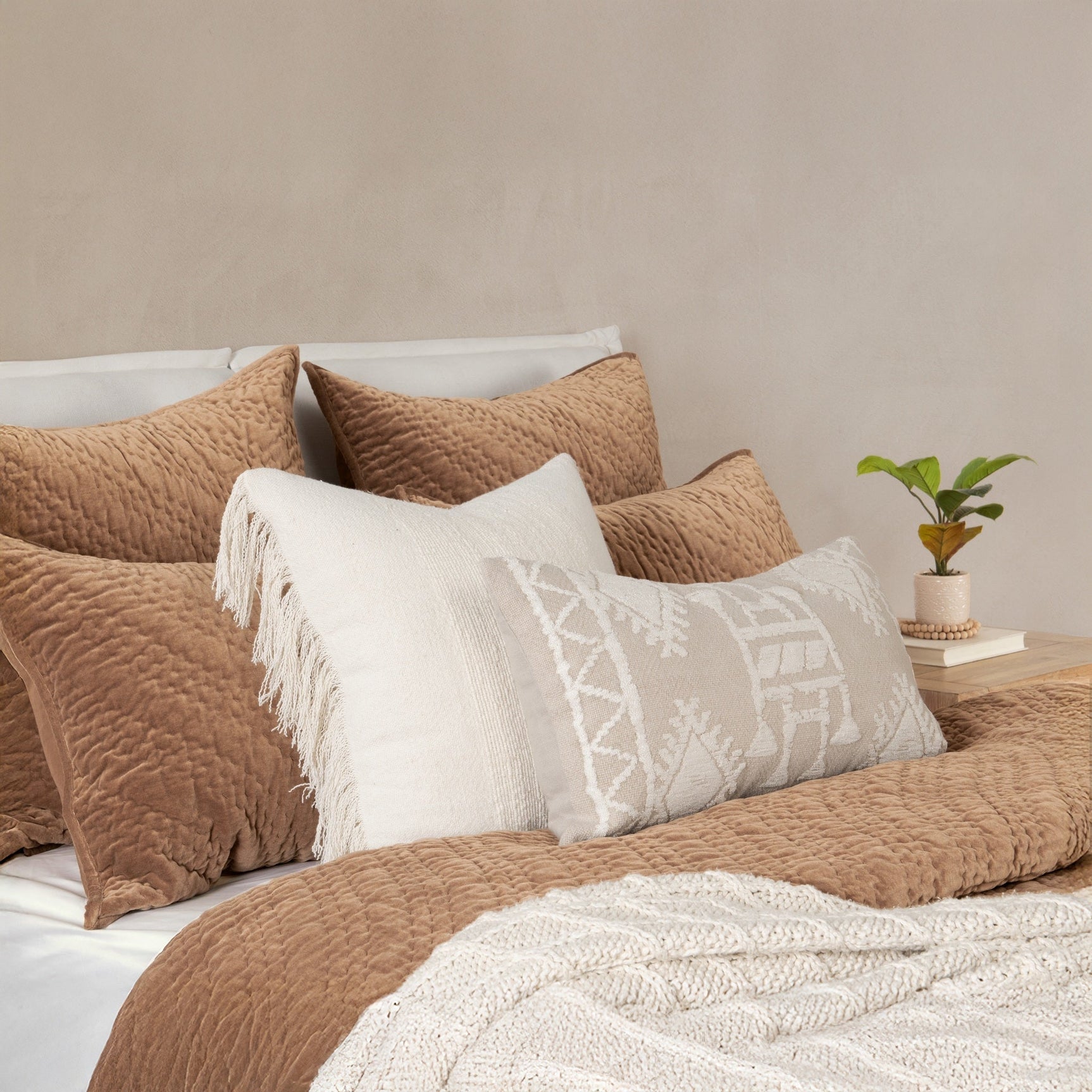 Elms Hazel Velvet Quilt Collection - Ornate Home