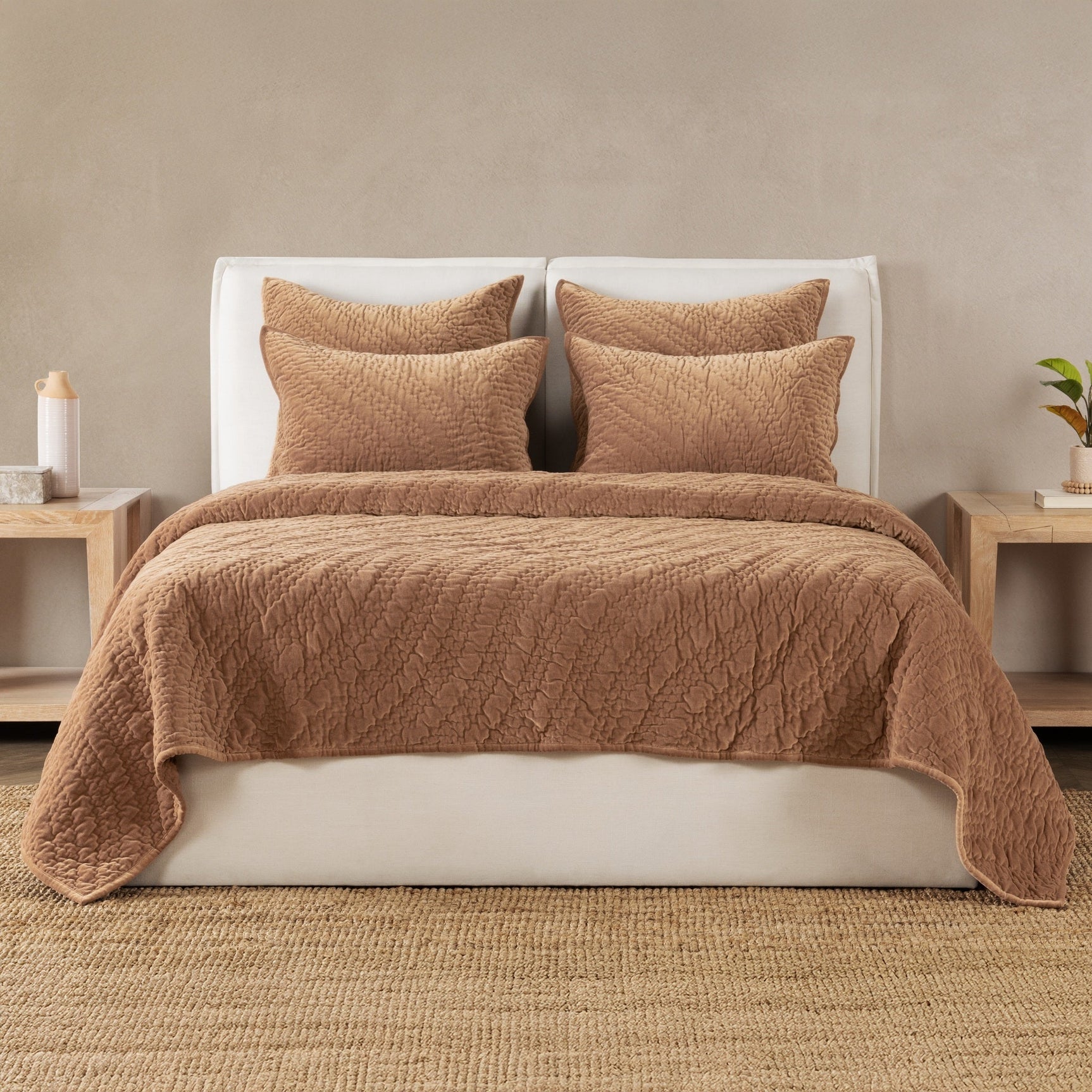 Elms Hazel Velvet Quilt Collection - Ornate Home
