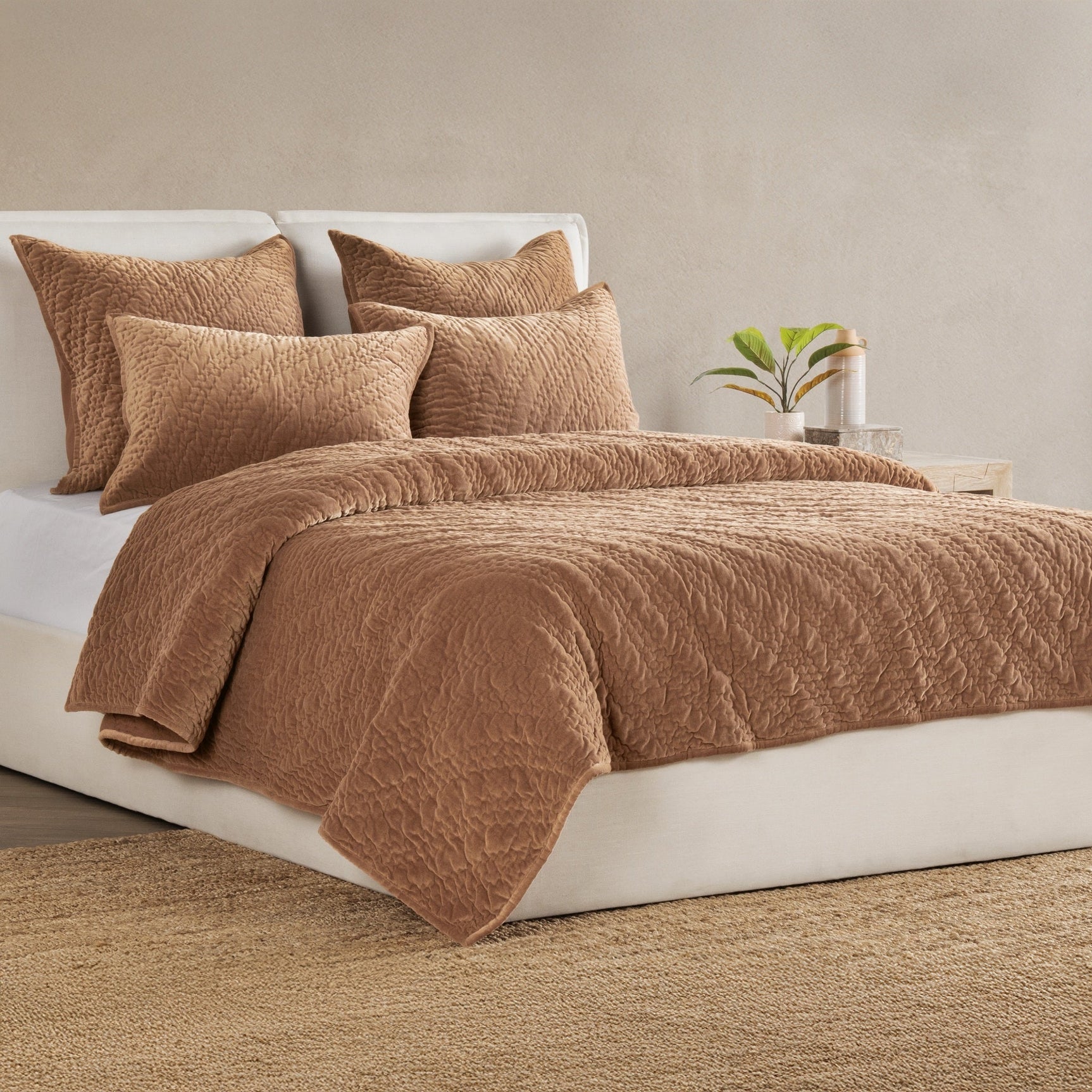 Elms Hazel Velvet Quilt Collection - Ornate Home