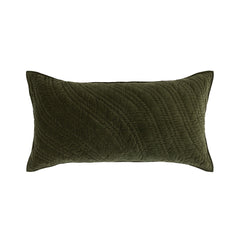Elms Loden Green Velvet Quilt Collection - Ornate Home