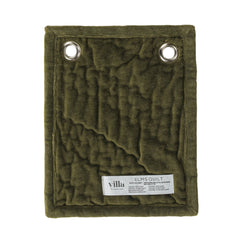 Elms Loden Green Velvet Quilt Collection - Ornate Home