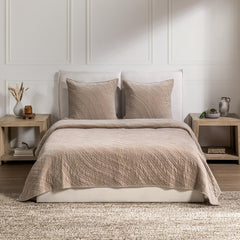Elms Velvet Pebble Velvet Quilt Collection - Ornate Home