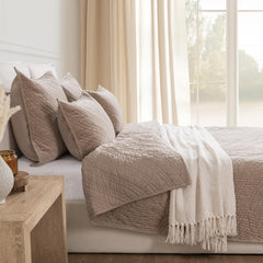 Elms Velvet Pebble Velvet Quilt Collection - Ornate Home