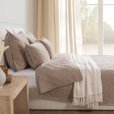 Elms Velvet Pebble Velvet Quilt Collection - Ornate Home