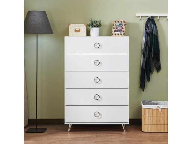 Elms White Chest - Ornate Home