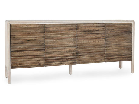 Elodie Beige/Natural Sideboard - Ornate Home
