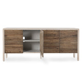 Elodie Beige/Natural Sideboard - Ornate Home