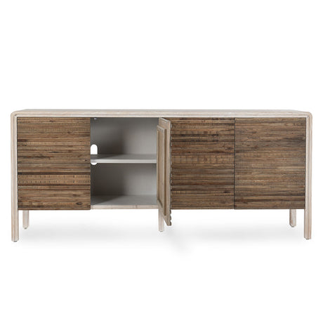 Elodie Beige/Natural Sideboard - Ornate Home
