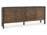 Elodie Black/Natural Sideboard - Ornate Home